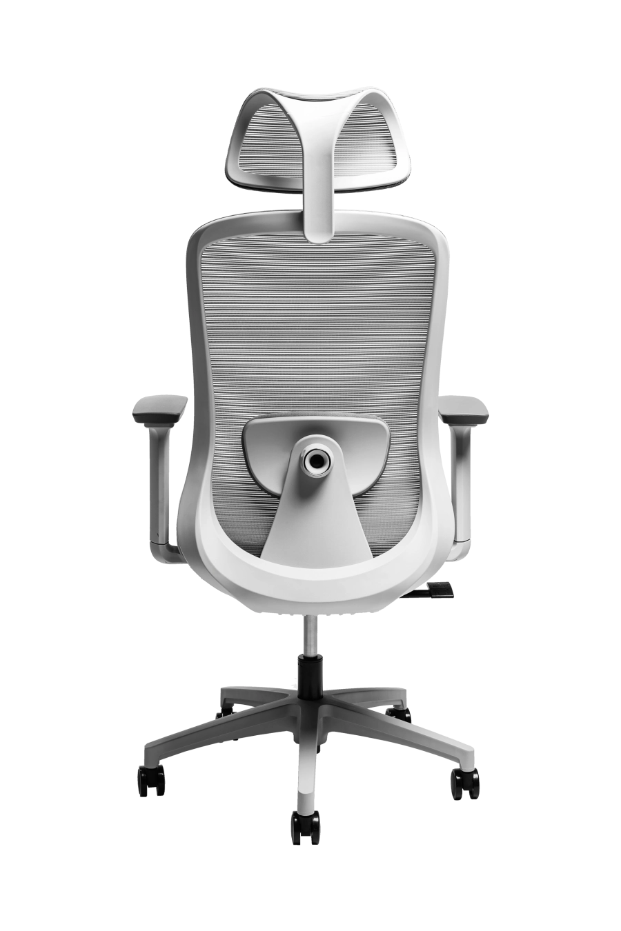 Bergamo: CUSTÓ Bergamo îmbină performanța ergonomicii cu designul modern: șezutul tapițat din stofă oferă confort constant, iar spătarul din plasă elastomerică asigură o ventilație optimă pe durata întregii zile de lucru. Suportul lombar reglabil 3D permite ajustarea pe înălțime, adâncime și adâncire, adaptându-se perfect curburii naturale a spatelui și reducând tensiunea în zona inferioară. Tetiera reglabilă pe înălțime oferă susținere suplimentară pentru cap și gât, iar cotierele reglabile 3D permit ajustarea în înălțime, adâncire și lățime, asigurând o poziție naturală a brațelor în orice activitate. Mecanismul sincron cu blocare într-o poziție și baza stelată din plastic dur, echipată cu roți din poliuretan, garantează stabilitate și mobilitate lină pe diferite tipuri de suprafețe. Designul gri conferă o notă sobru-executivă, potrivită pentru spații profesionale unde confortul și profesionalismul sunt esențiale.